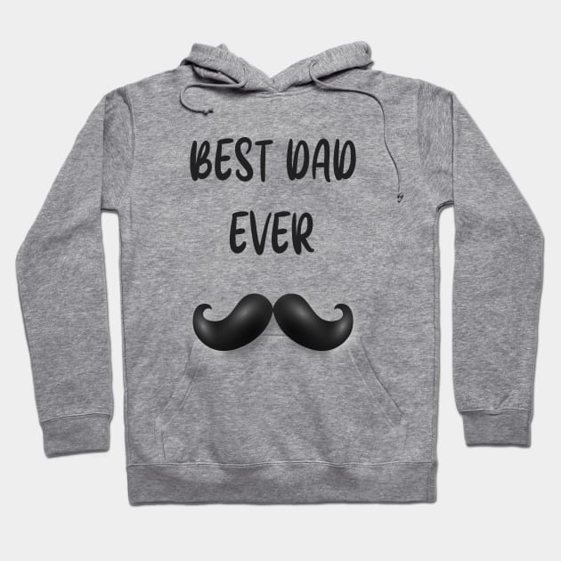 Best Dad Ever Father's day TShirt Gift For Dad Hoodie by AwesomeDesignArt